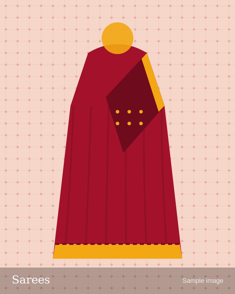 Silk and cotton sarees